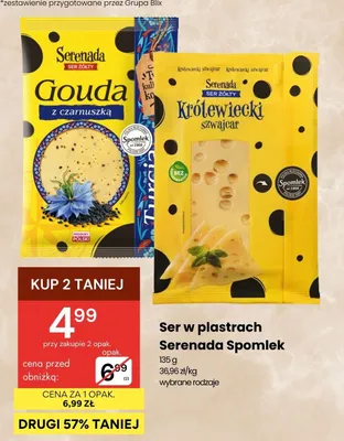 Ser Gouda z czarnuszką promocja w Delikatesy Centrum