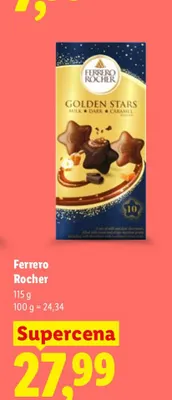 Praliny Ferrero Rocher Golden Stars promocja w Lidl