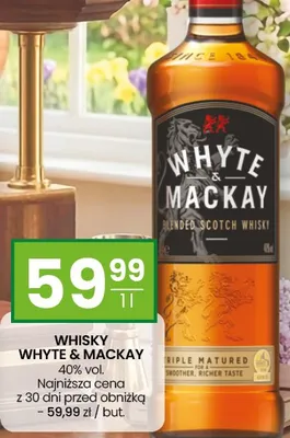 Whisky Whyte & Mackay promocja w Twój Market
