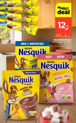Napój instant Nestle Nesquik o smaku waniliowym promocja w Dealz