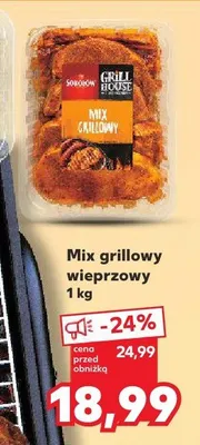 Mix grillowy wieprzowy Sokołów Grill House promocja w Kaufland