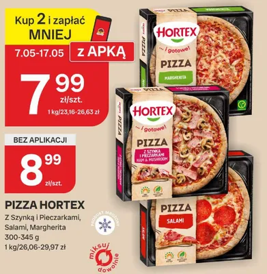 Pizza Hortex Margherita promocja w Chorten
