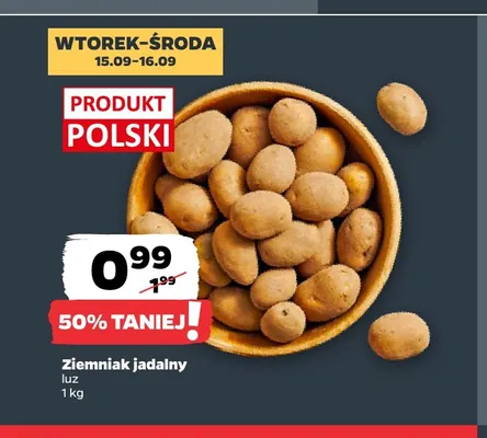 Ziemniaki jadalne promocja w Netto