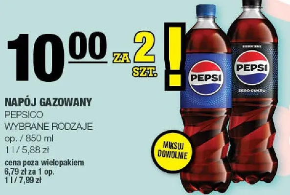 Napój gazowany wybrane rodzaje promocja w SPAR