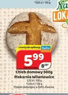 Chleb domowy Piekarnia Wilamowice promocja w Delfin