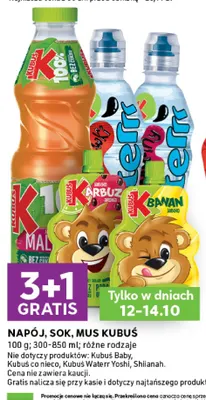 Sok Kubuś promocja w Stokrotka