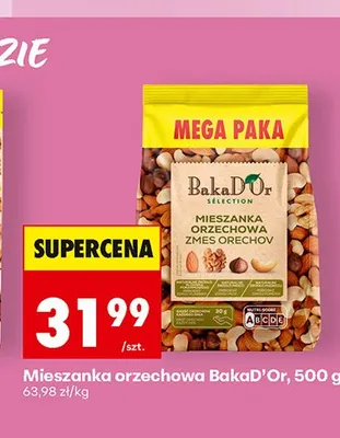 Mieszanka orzechowa BakaD'Or promocja w Biedronka