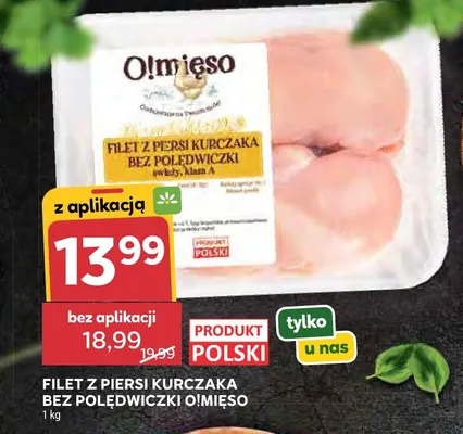 Filet z piersi kurczaka bez polędwiczki O!mięso promocja w Stokrotka