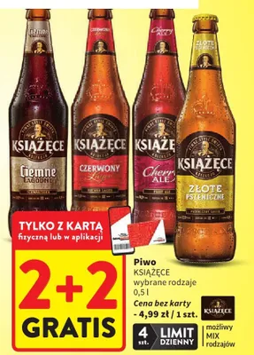 Piwo wybrane rodzaje promocja w Intermarche