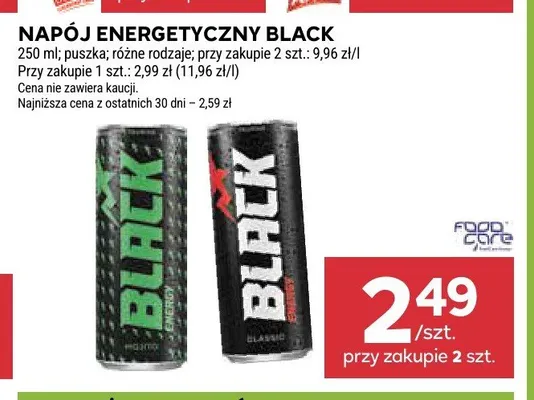 Napój energetyczny ultra sex Black energy promocja w Stokrotka