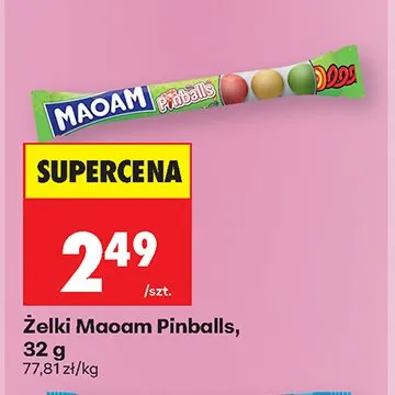 Żelki Maoam Pinballs promocja w Biedronka