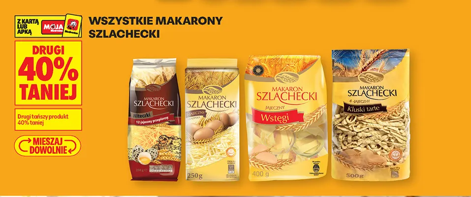 Makaron 12-jajeczny przepiórczy Niteczki Szlachecki promocja w Biedronka