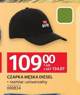 Czapka męska Diesel promocja w Selgros