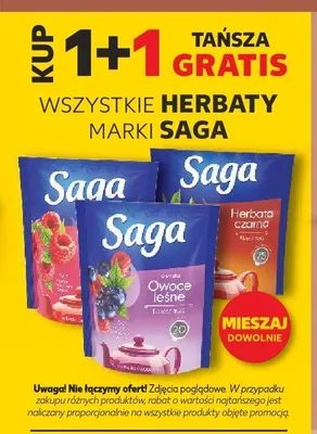 Herbaty Saga promocja w Kaufland