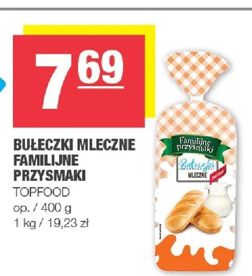 Bułeczki mleczne Familijne Przysmaki Topfood promocja w SPAR
