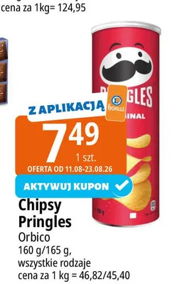 Chipsy Pringles Orbico promocja w Leclerc