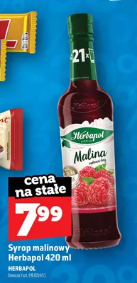 Syrop malinowy Herbapol promocja w TOPAZ