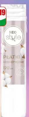 Płatki kosmetyczne Neo Style promocja w Dino