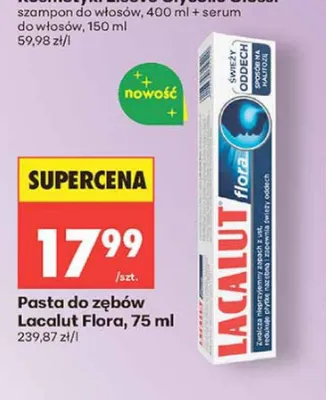 Pasta do zębów Lacalut Flora promocja w Biedronka