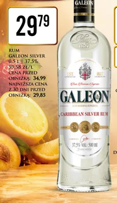 Rum Galeon Silver promocja w Dino
