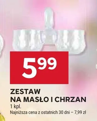 Zestaw na masło i chrzan promocja w Stokrotka