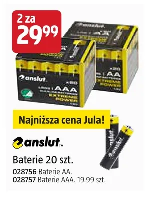 Baterie Aaa Anslut promocja w Jula