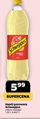 Napój gazowany Schweppes Citrus Mix promocja w Netto