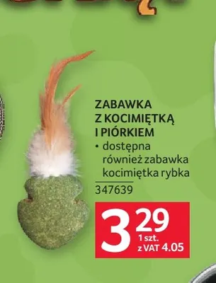 Zabawka kocimiętka rybka promocja w Selgros