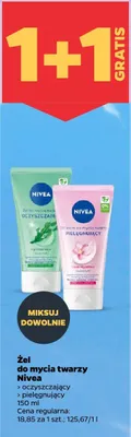 Żel do mycia twarzy Nivea pielęgnujący promocja w Netto