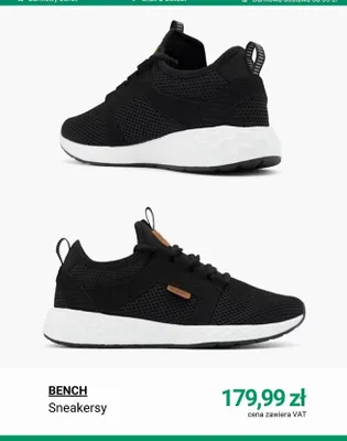 Sneakersy BENCH promocja w Deichmann
