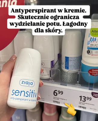 Antyperspirant Sensitiv w kremie promocja w Rossmann