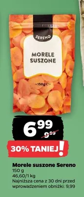 Morele suszone Sereno promocja w Netto