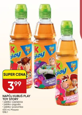 Napój Kubuś Play Toy Story jabłko-poziomka promocja w Chata Polska