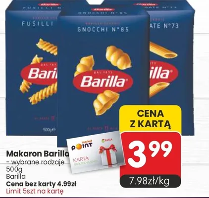 Makaron Barilla promocja w Market Point