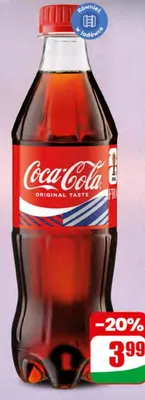 Napój gazowany Coca-Cola Original Taste promocja w Dino