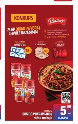 Sos do potraw Pudliszki promocja w Tomi Markt