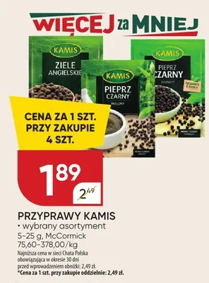 Pieprz czarny promocja w Chata Polska