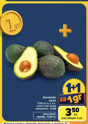 Awokado Hass promocja w Carrefour Market