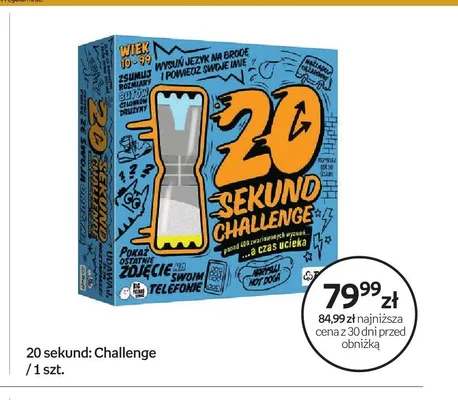 Gra planszowa 20 sekund: Challenge promocja w Empik