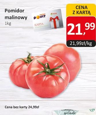 Pomidor malinowy promocja w Market Point