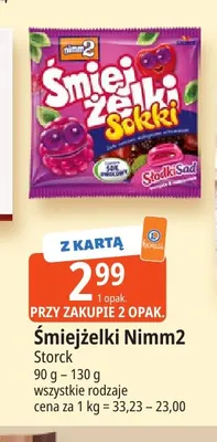 Śmiejżelki Nimm2 Storck promocja w Leclerc