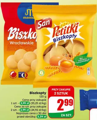 Biszkopty San, Mamut promocja w Dino