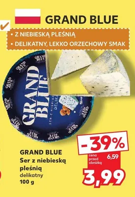 Ser z niebieską pleśnią delikatny promocja w Kaufland