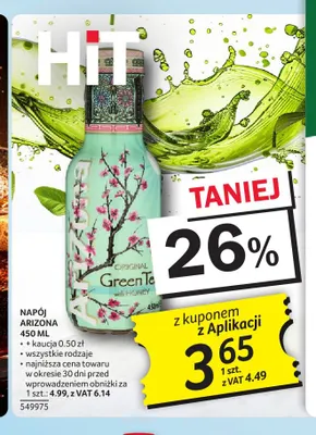 Napój AriZona promocja w Selgros