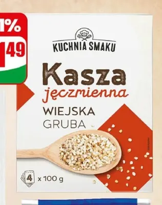 Kasza jęczmienna Kuchnia Smaku promocja w Dino