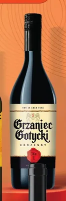 Wino czerwone Grzaniec Gotycki korzenny promocja w Żabka