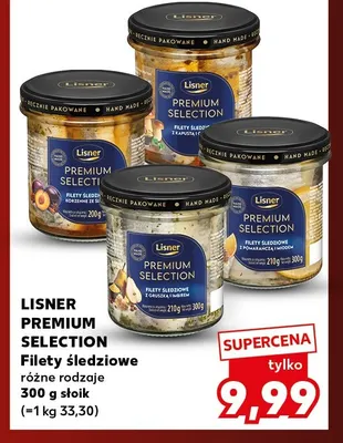 Filety śledziowe Lisner Premium Selection różne rodzaje promocja w Kaufland