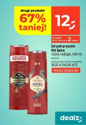 Żel pod prysznic różne rodzaje promocja w Dealz