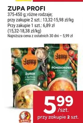 Zupa profi różne rodzaje promocja w Stokrotka