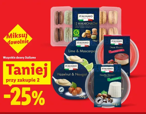Desery Italiamo promocja w Lidl